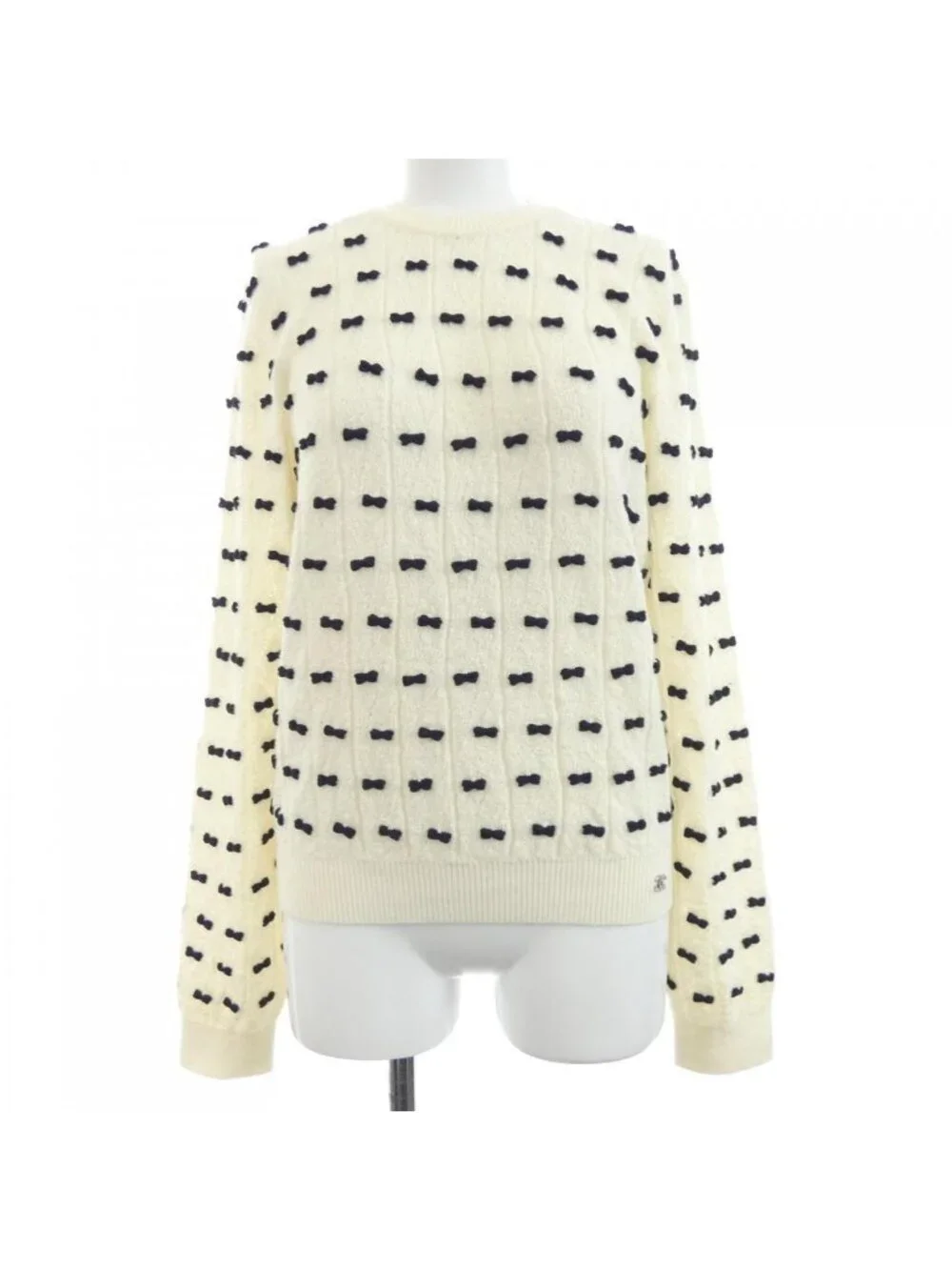 Chanel Knit Sweater White